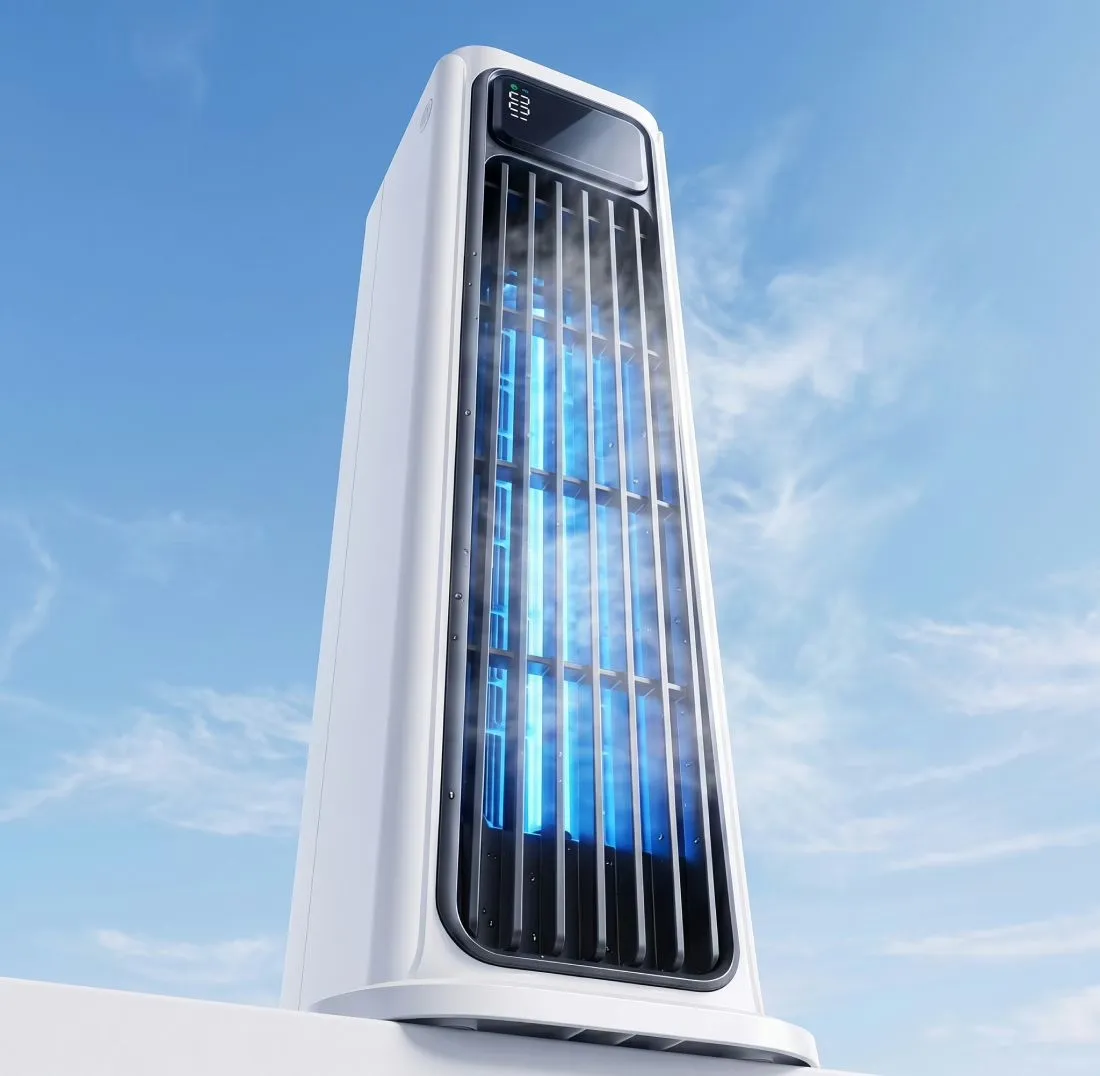 BreezyMaxx draagbare luchtkoeler zonder bladen met CoolCore-technologie